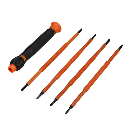 Klein 8-in-1 Insulated Precision Screwdriver Set with Case