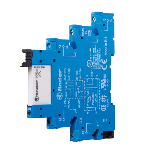 Finder 6A 1 Pole 12V DC Relay Interface Module (Flare Relay)