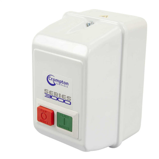 Crompton 0.75kW 400V DOL Starter with 1.6-2.5A Overload