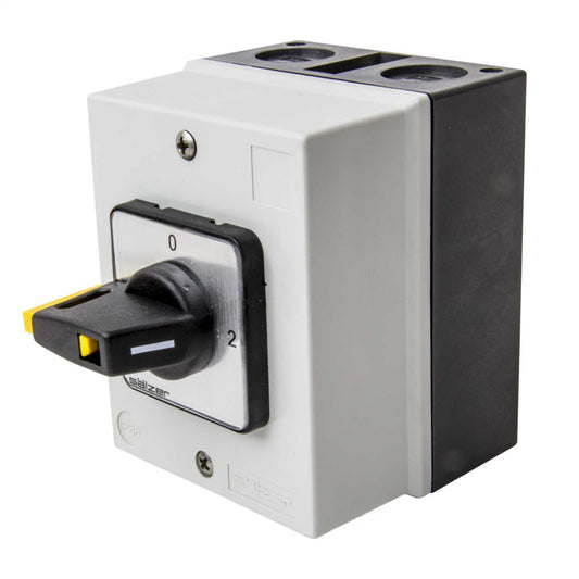 Salzer 20A 3 Pole 3 Position Changeover Switch IP66