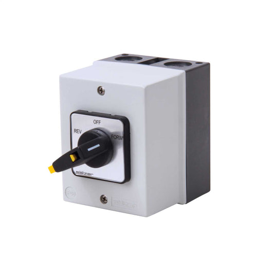 Salzer 20A 3 Pole 3 Position Reversing Switch IP66