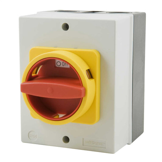 Salzer 20A 3 Pole Rotary Isolator Switch IP66