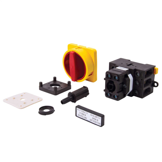 Salzer 25A 3P Rear Mounting Plastic Shaft Door Isolator Switch IP66