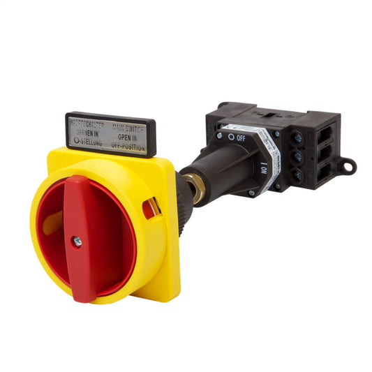 Salzer 32A 3P Rear Mounting Metal Shaft Door Isolator Switch IP66