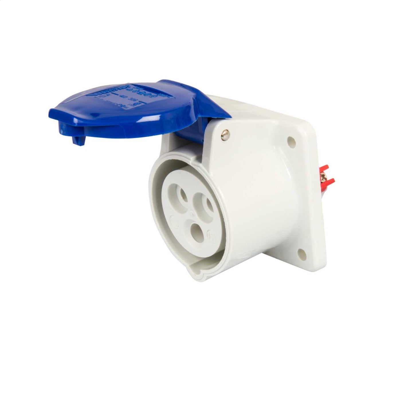 Walther 16A 2P+E 230V Panel Mounted Socket IP44