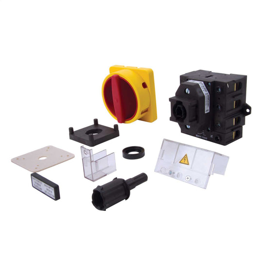 Salzer 100A 4 Pole Rear Mounting Plastic Shaft Door Isolator Switch IP66