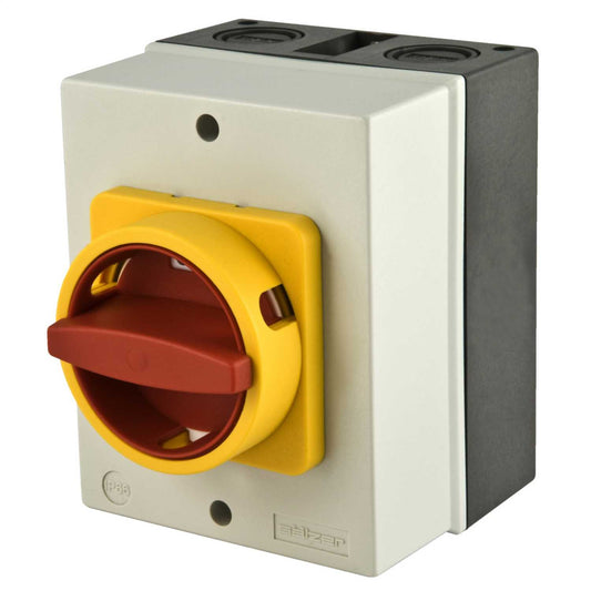 Salzer 100A 4 Pole Rotary Isolator Switch IP66