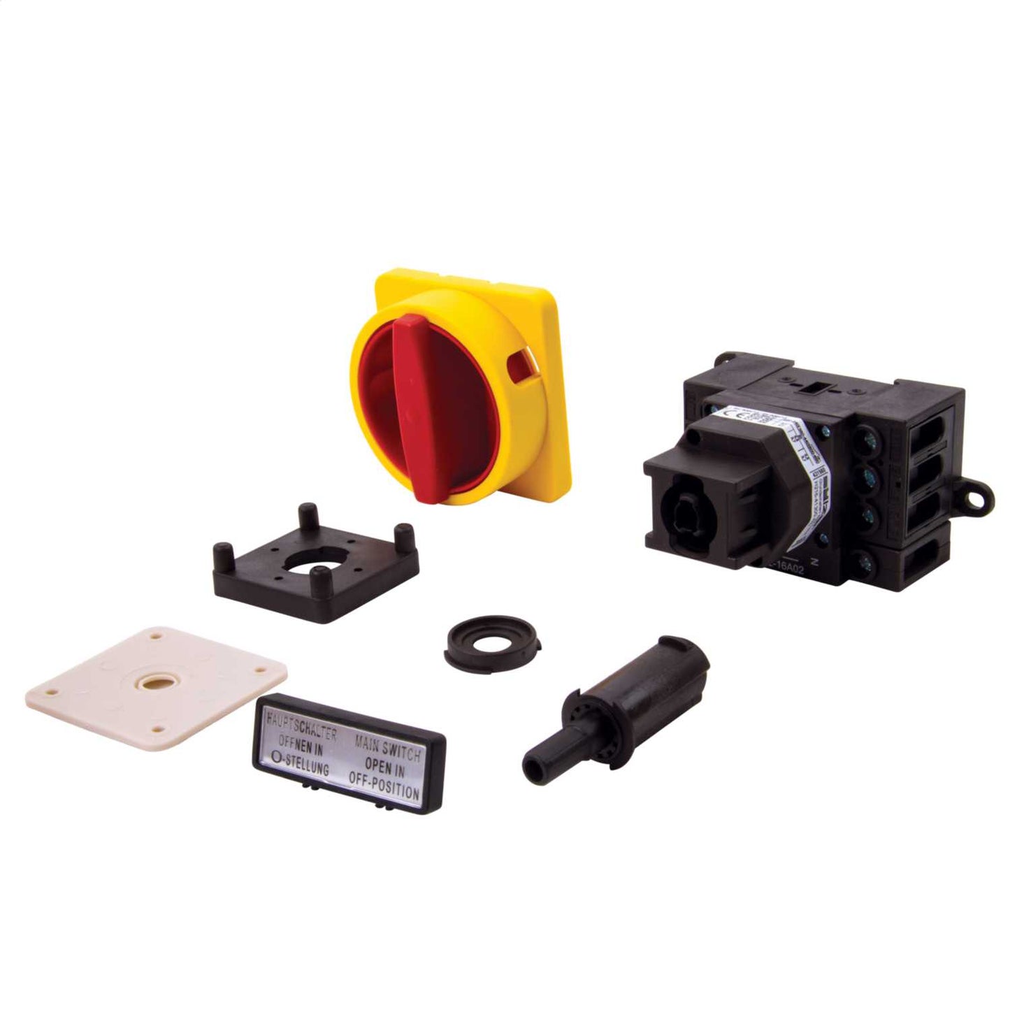 Salzer 25A 4 Pole Rear Mounting Plastic Shaft Door Isolator Switch IP66