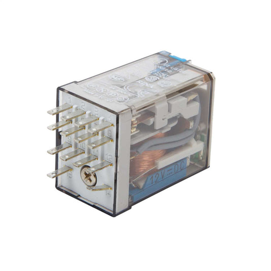 Finder 14 Pin 12V DC 7A 4 Pole Mini Plug In Relay with LED