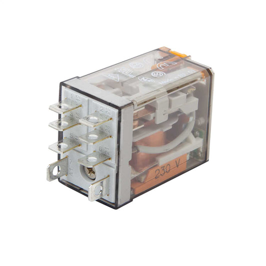 Finder 8 Pin 230V AC 12A 2 Pole Mini Plug In Relay with LED