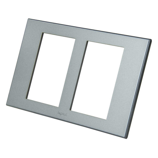 Legrand Arteor 2 Gang 2 x 3 Module Surround Plate Magnesium