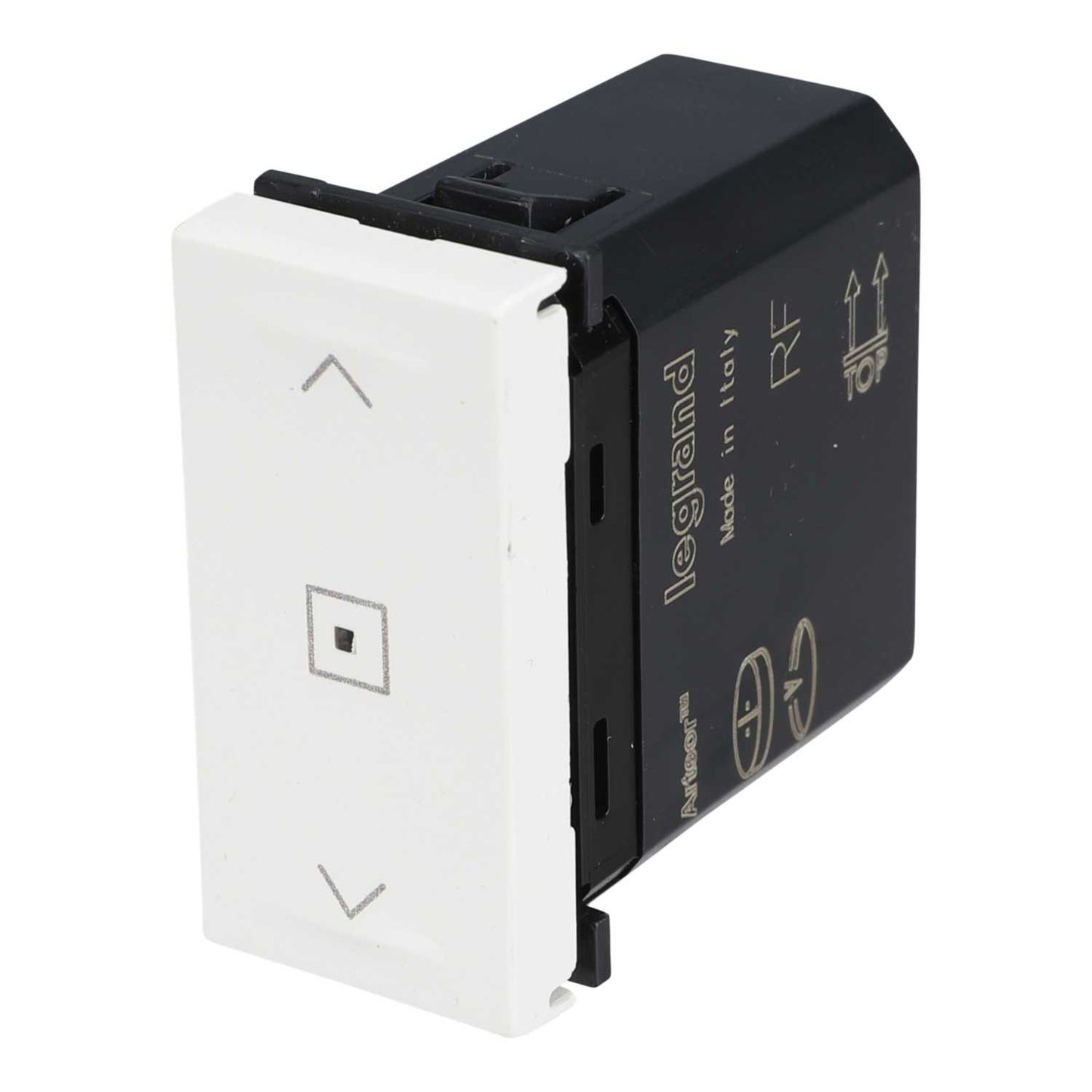 Legrand Arteor with Netatmo 1 Mod Flush Wireless Curtain / Blind Switch White