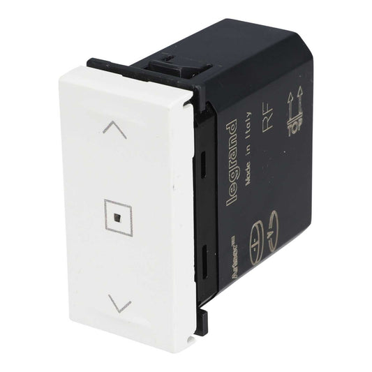 Legrand Arteor with Netatmo 1 Mod Flush Wireless Curtain / Blind Switch White
