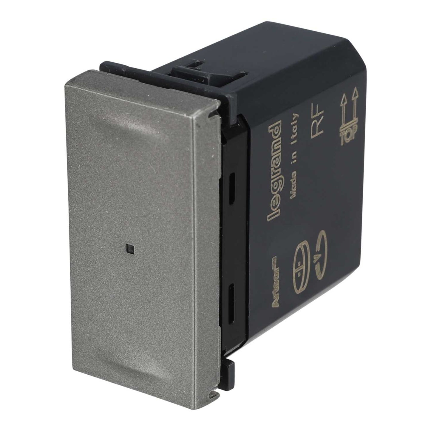 Legrand Arteor with Netatmo 1 Mod Flush Wireless Light Switch Magnesium