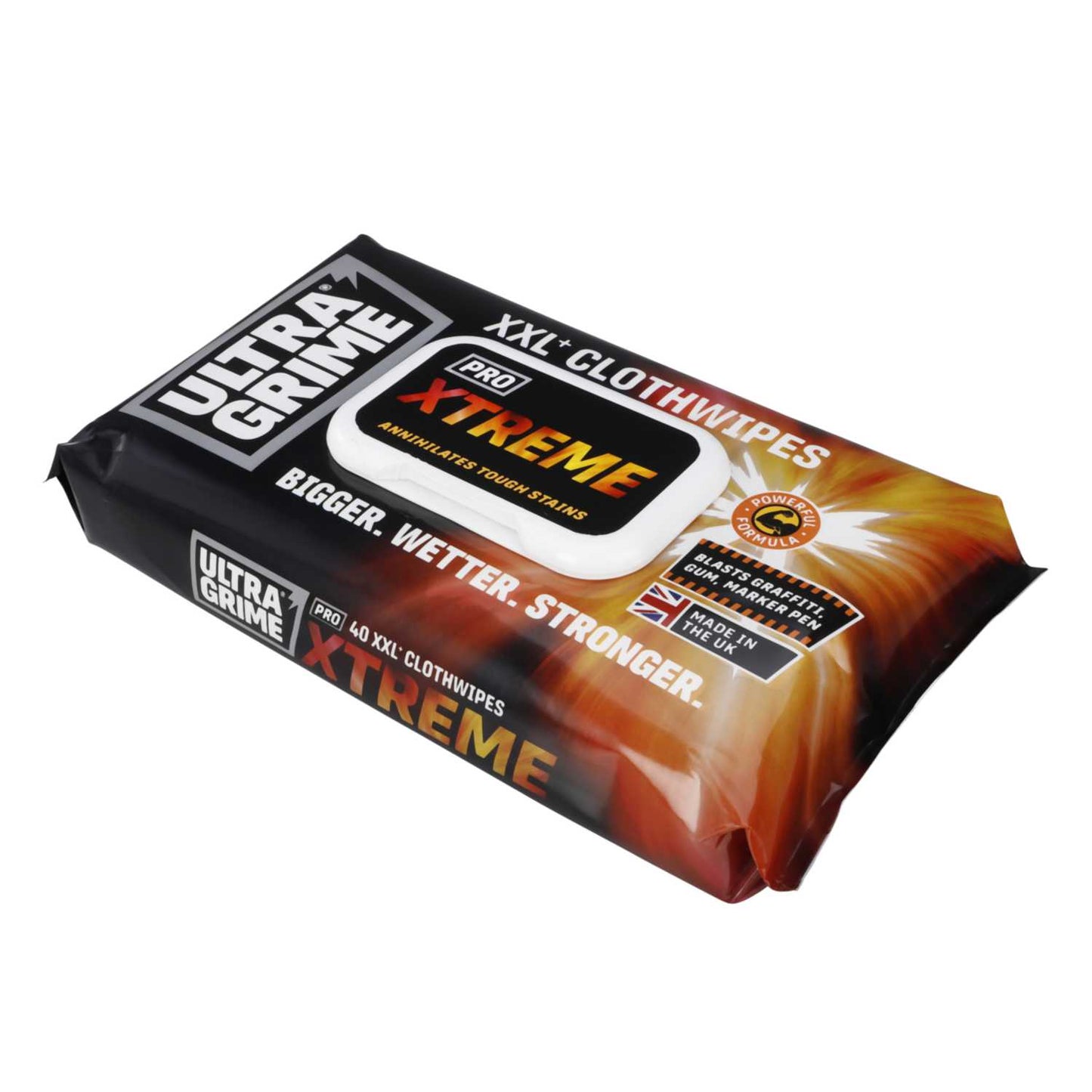 UltraGrime Pro XXL+ Pro Xtreme Cleaning Wipes (Pack of 40)