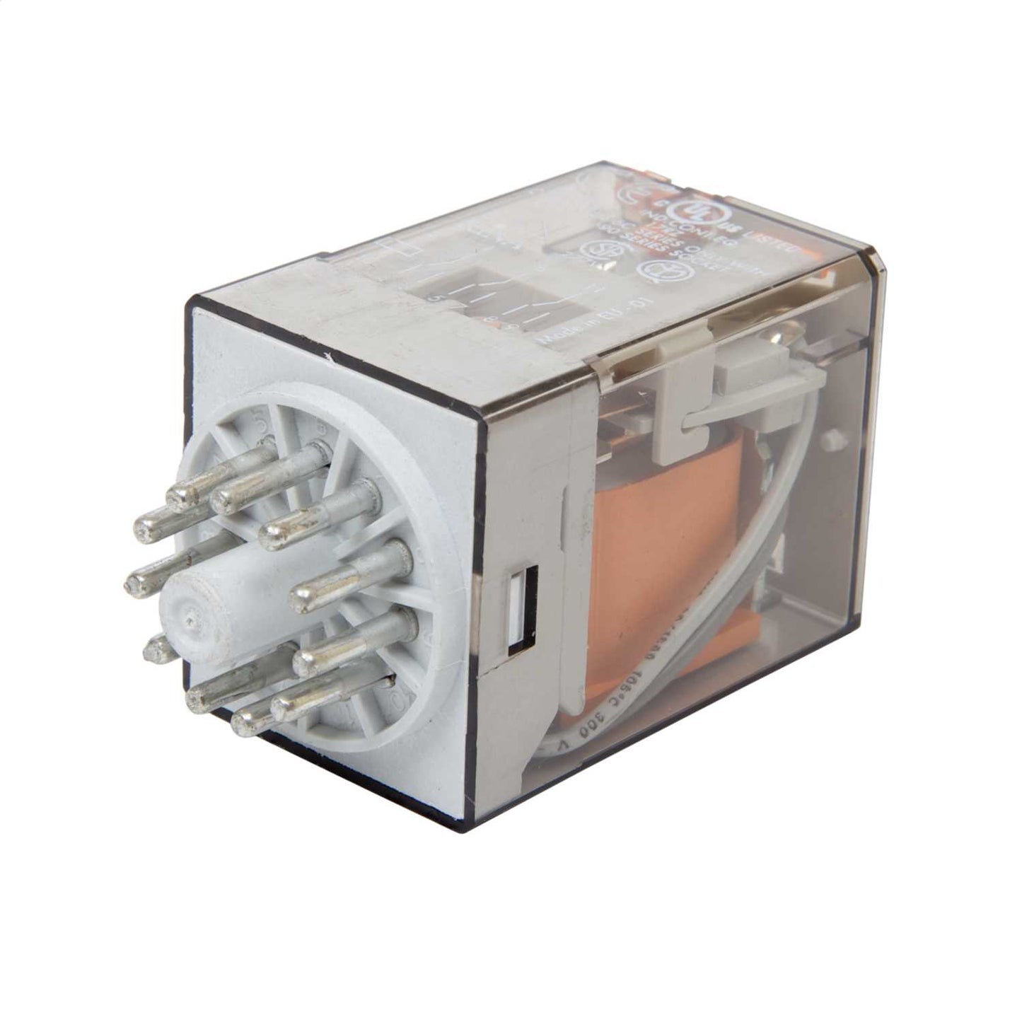 Finder 11 Pin 24V AC 10A 3 Pole Octal Base Plug In Relay