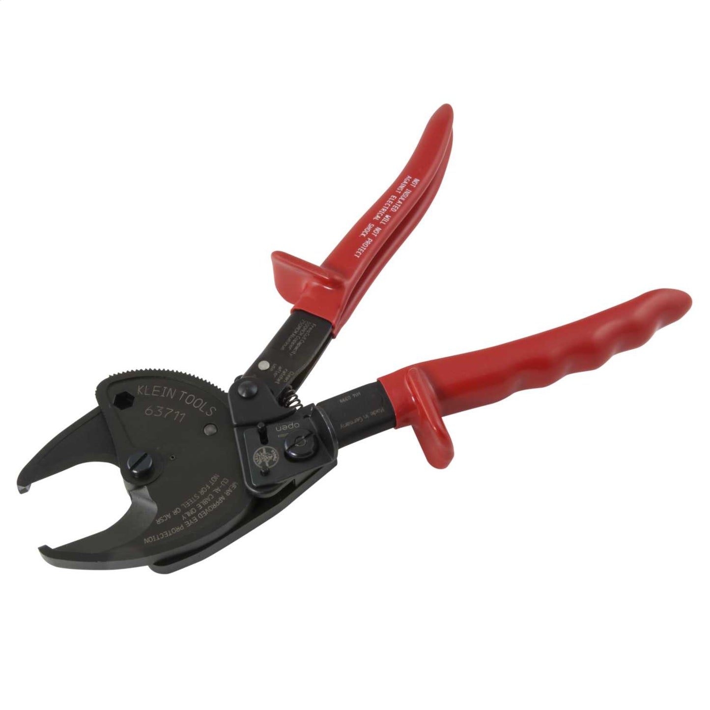 Klein Open Jawed Ratcheting Cable Cutter