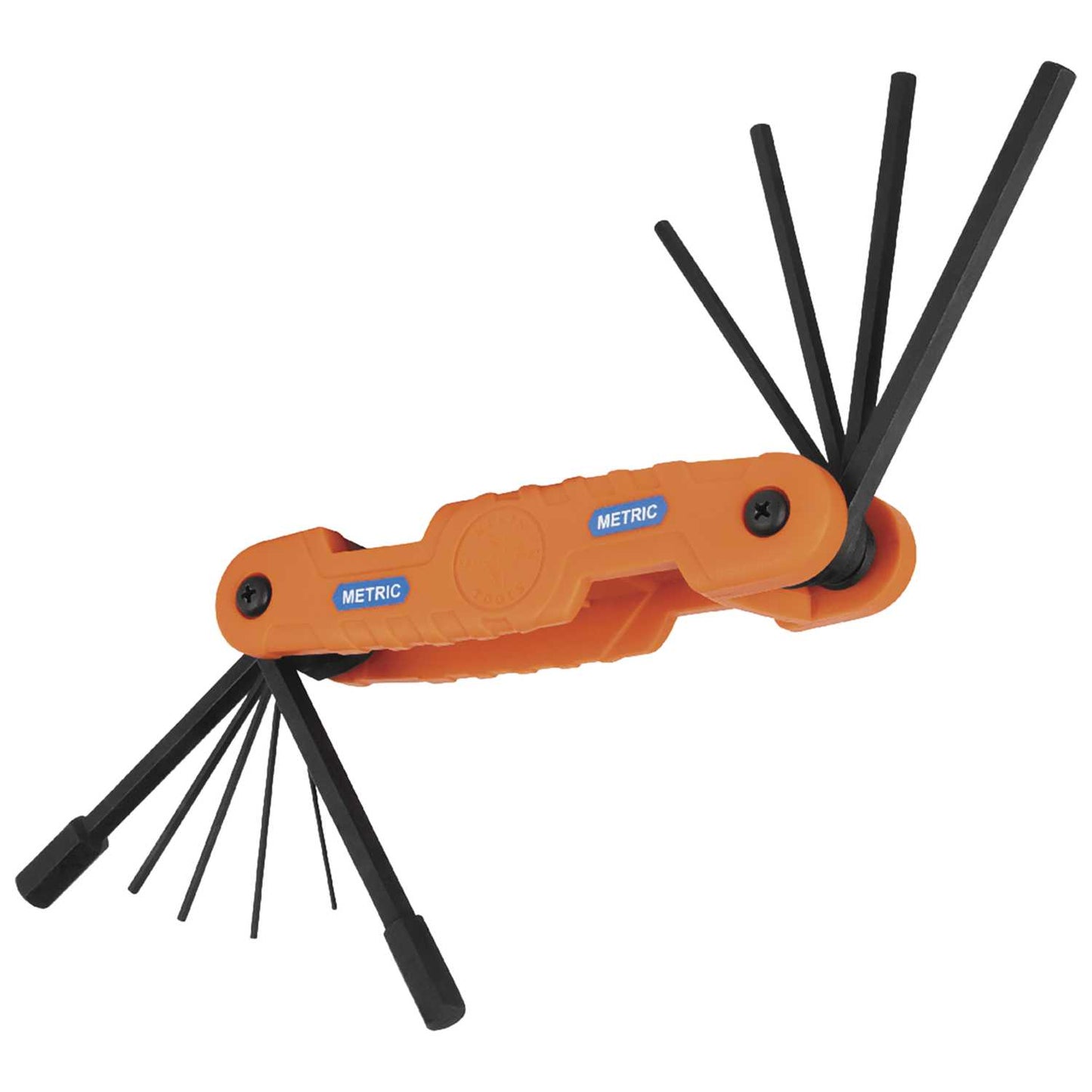 Klein Compact Folding Metric Hex Key10 Piece Set