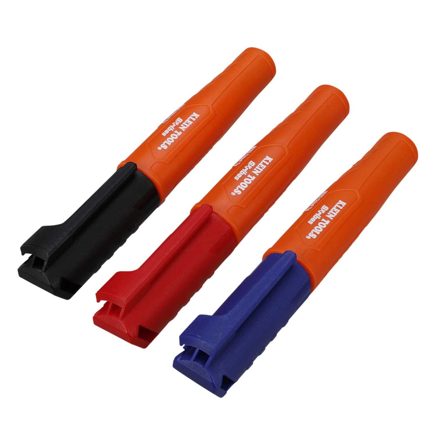Klein Skribes Chisel Tip Permanent Markers Mixed Colours (Pack of 3)