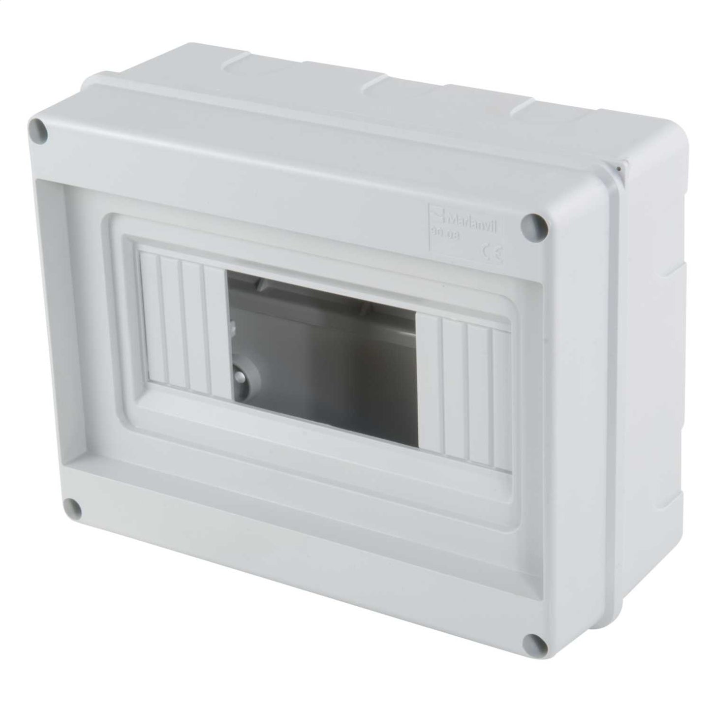 MCG 8 Module IP40 Open Front Enclosure with Moulded Din Rail