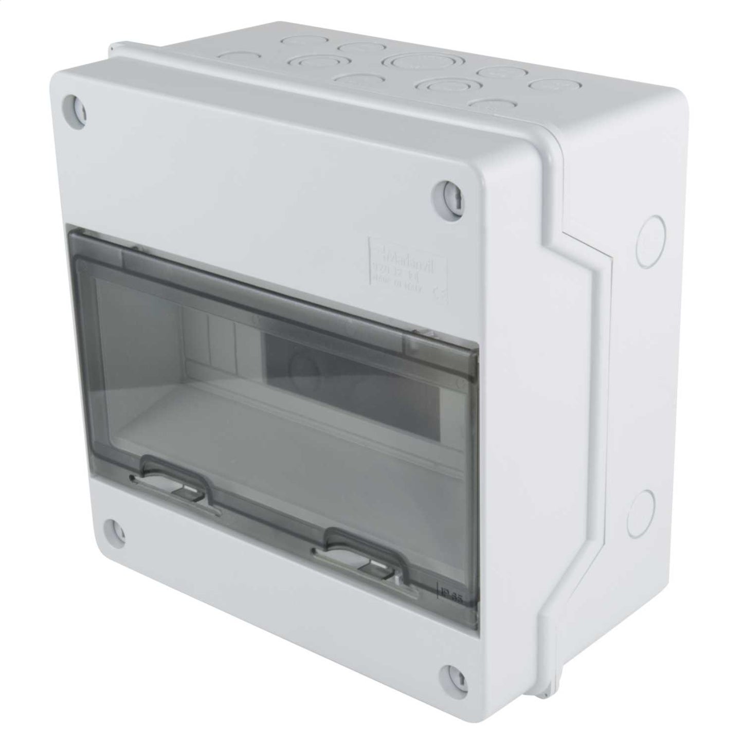 MCG 12 Module Insulated Enclosure with Access Window and DIN Rail