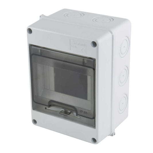 MCG 5 Module Insulated Enclosure with Access Window and DIN Rail