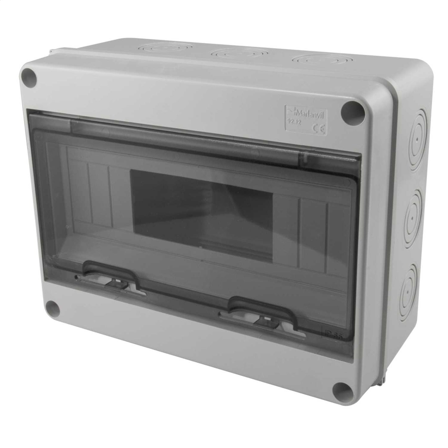 MCG 12 Module Insulated Enclosure with Access Window and DIN Rail