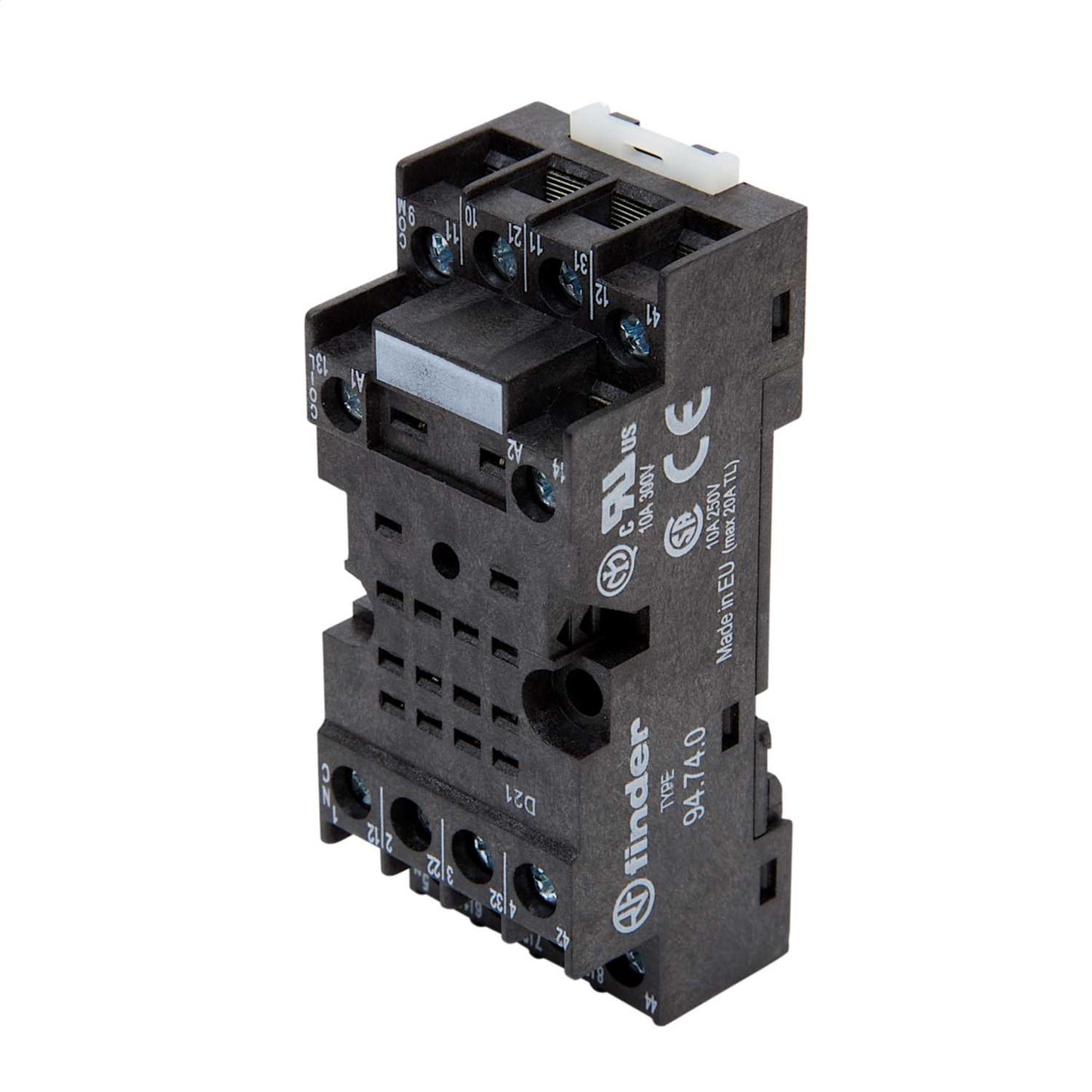 Finder 14 Pin Plug In Miniature Relay Base for 5534 Relays with Clip