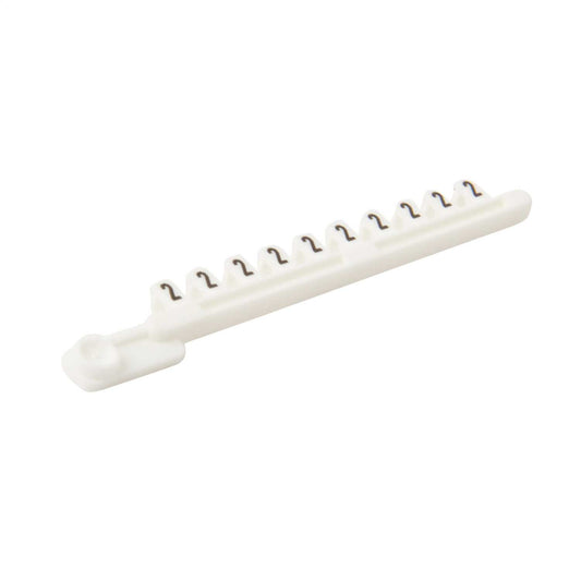 Wieland Numbered Marker Strips for Wieland Terminals "2" (Pack of 25 Strips)