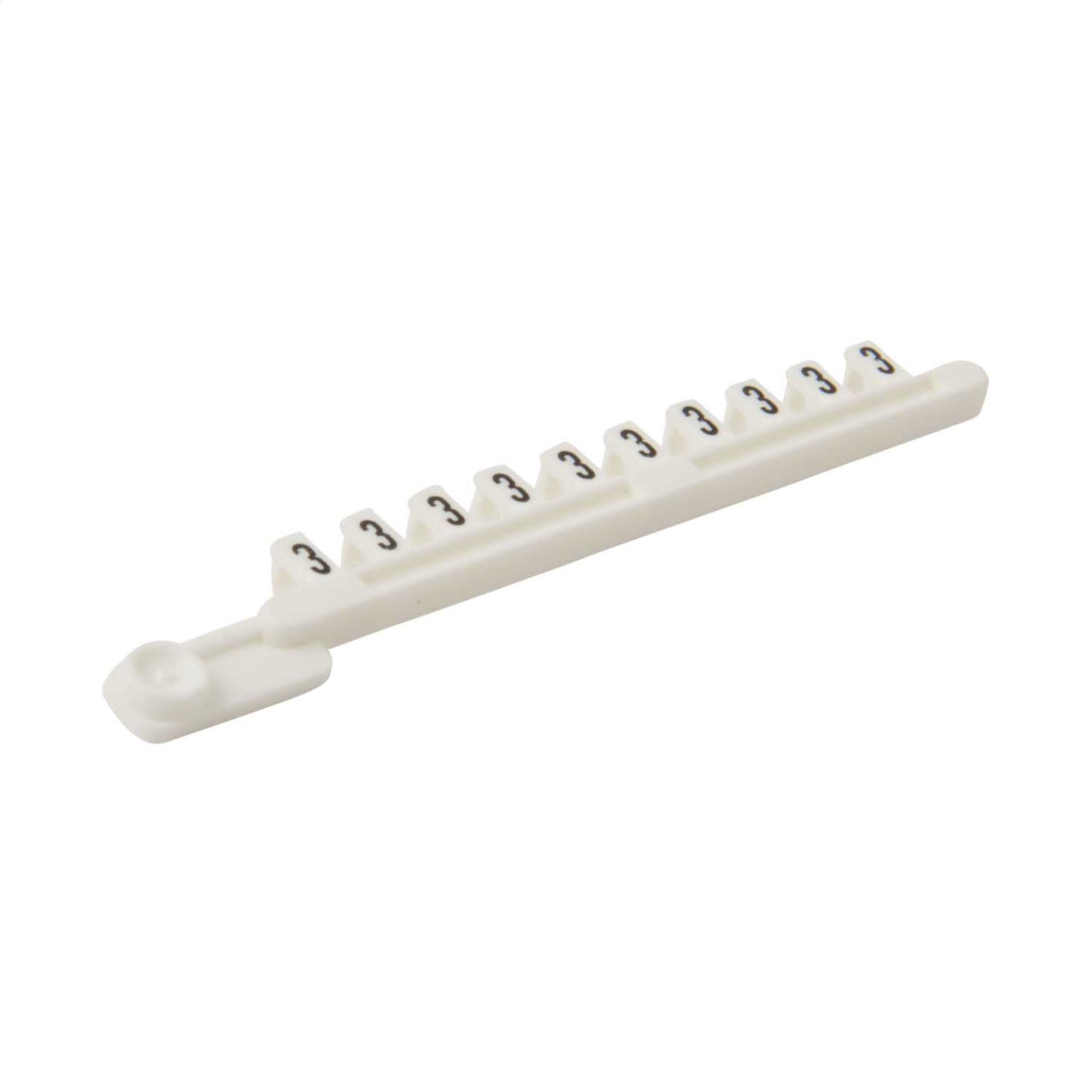 Wieland Numbered Marker Strips for Wieland Terminals "3" (Pack of 25 Strips)