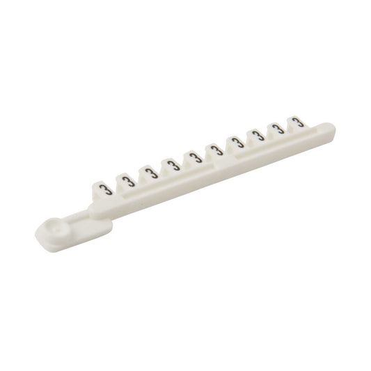Wieland Numbered Marker Strips for Wieland Terminals "3" (Pack of 25 Strips)
