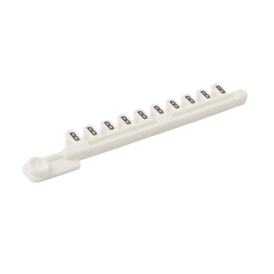 Wieland Lettered Marker Strips for WK Terminals "B" (Pack of 25)