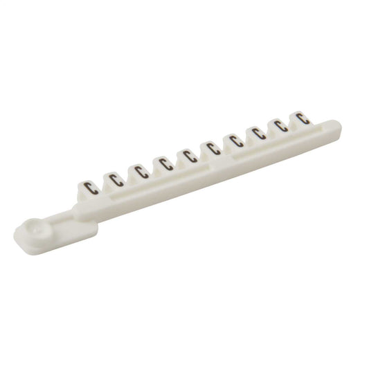 Wieland Lettered Marker Strips for WK Terminals "C" (Pack of 25)