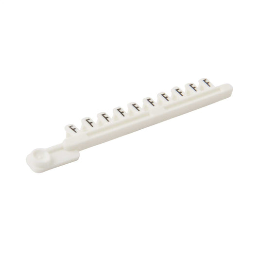 Wieland Lettered Marker Strips for WK Terminals "F" (Pack of 25)
