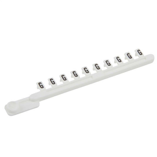 Wieland Lettered Marker Strips for WK Terminals "G" (Pack of 25)