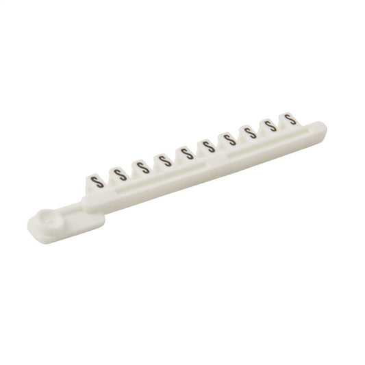 Wieland Lettered Marker Strips for WK Terminals "S" (Pack of 25)