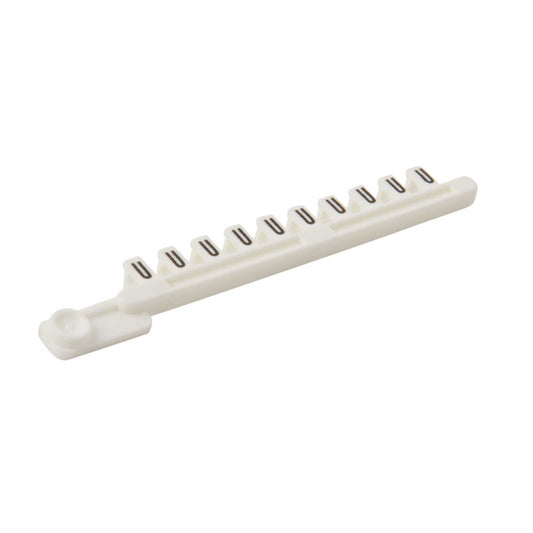 Wieland Lettered Marker Strips for WK Terminals "U" (Pack of 25)