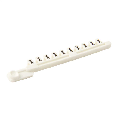 Wieland Lettered Marker Strips for WK Terminals "X" (Pack of 25)