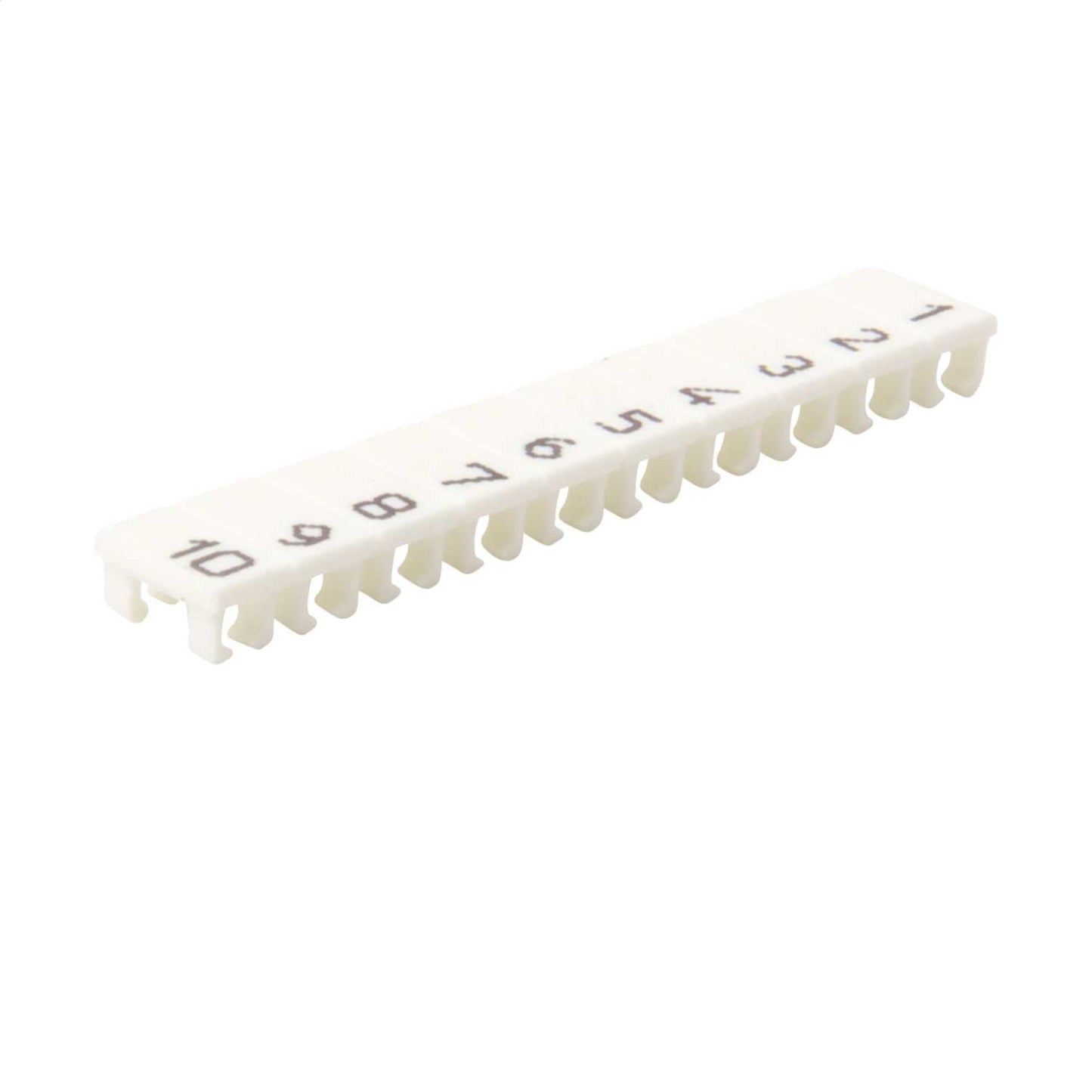 Wieland Numbered Marker Strips for WK2.5U Terminals "1 -10" (Pack of 25)