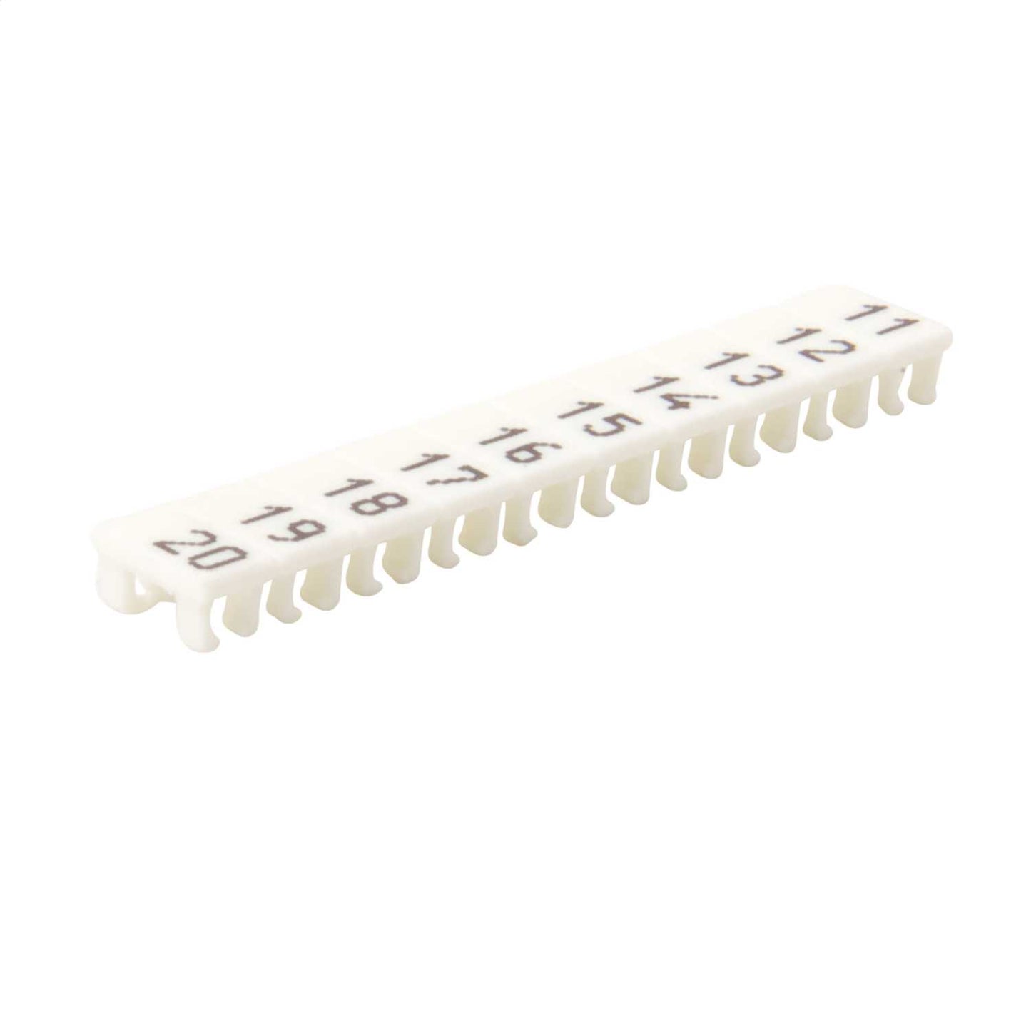 Wieland Numbered Marker Strips for WK2.5U Terminals "11-20" (Pack of 25)