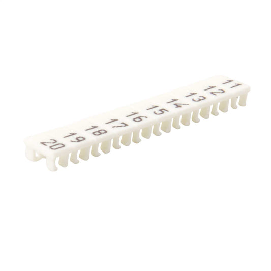 Wieland Numbered Marker Strips for WK2.5U Terminals "11-20" (Pack of 25)