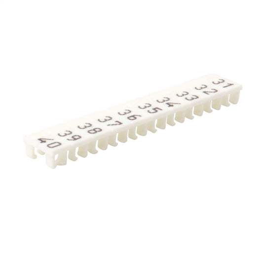 Wieland Numbered Marker Strips for WK2.5U Terminals "31-40" (Pack of 25)