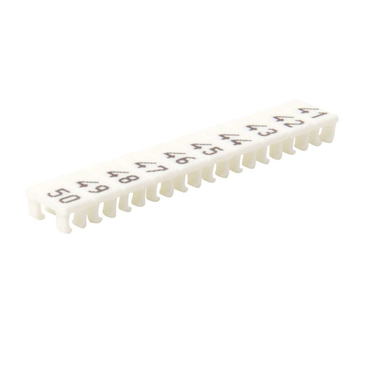 Wieland Numbered Marker Strips for WK2.5U Terminals "41-50" (Pack of 25)