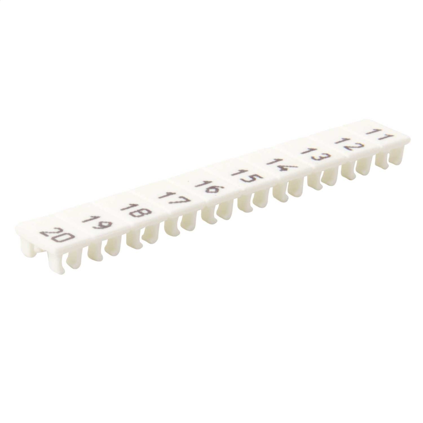 Wieland Numbered Marker Strips for WK4U Terminals "11-20" (Pack of 25)
