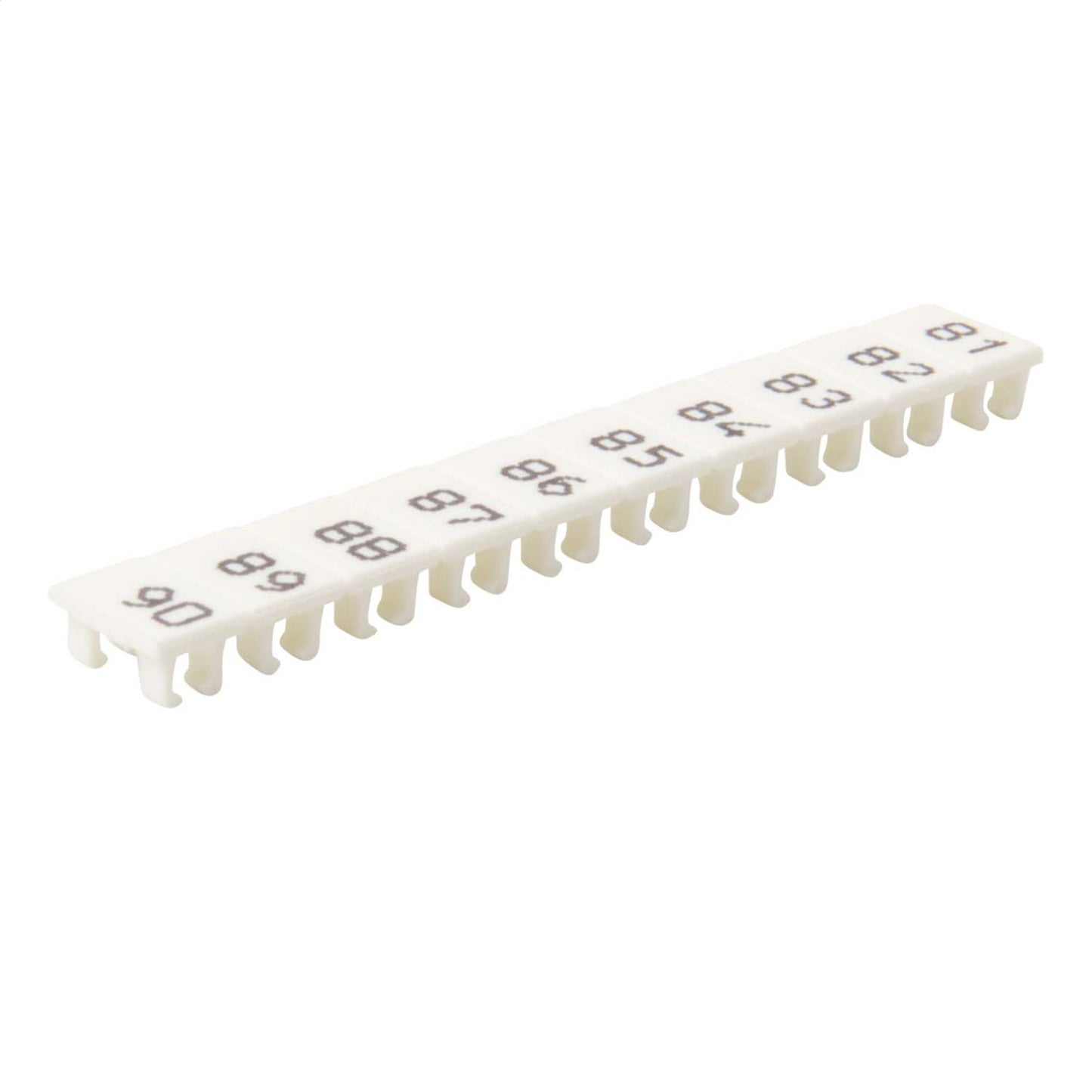 Wieland Numbered Marker Strips for WK4U Terminals "81-90" (Pack of 25)