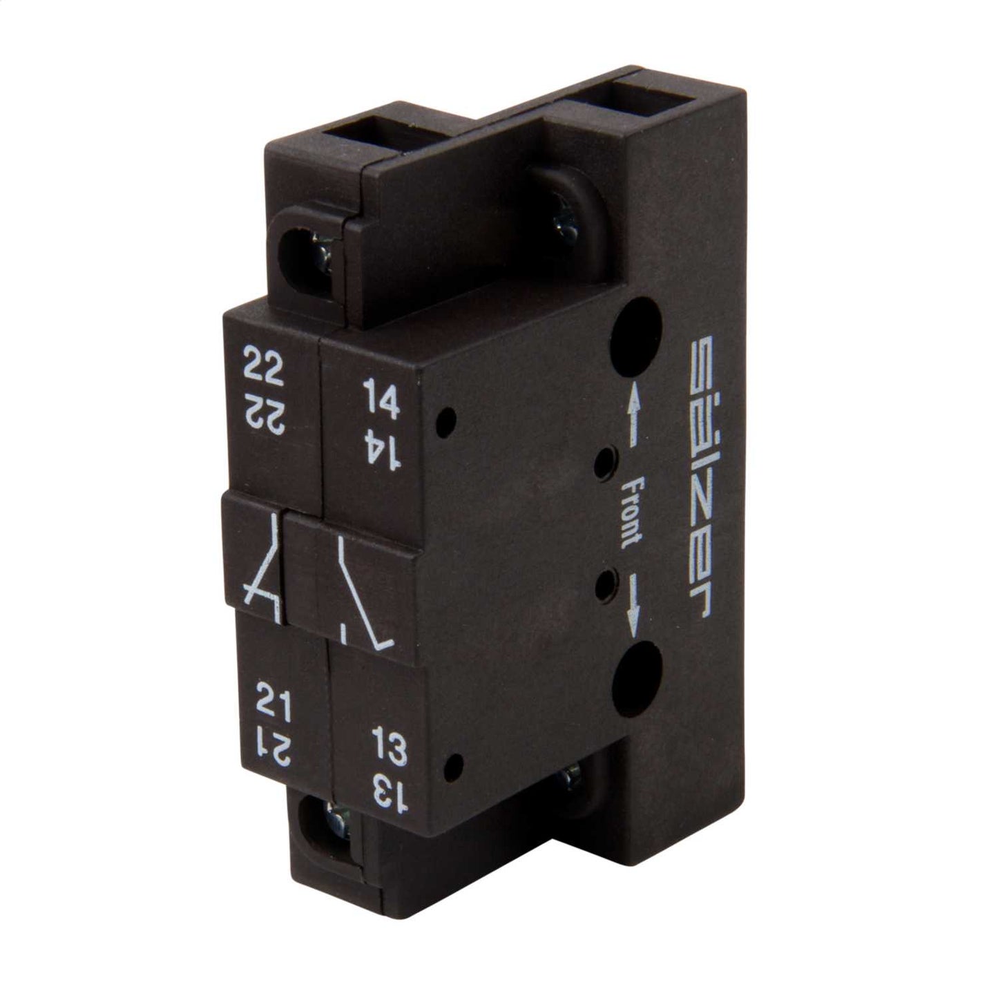 Salzer 1 NO 1 NC Auxiliary for 20 to 40A for APM Switch Range