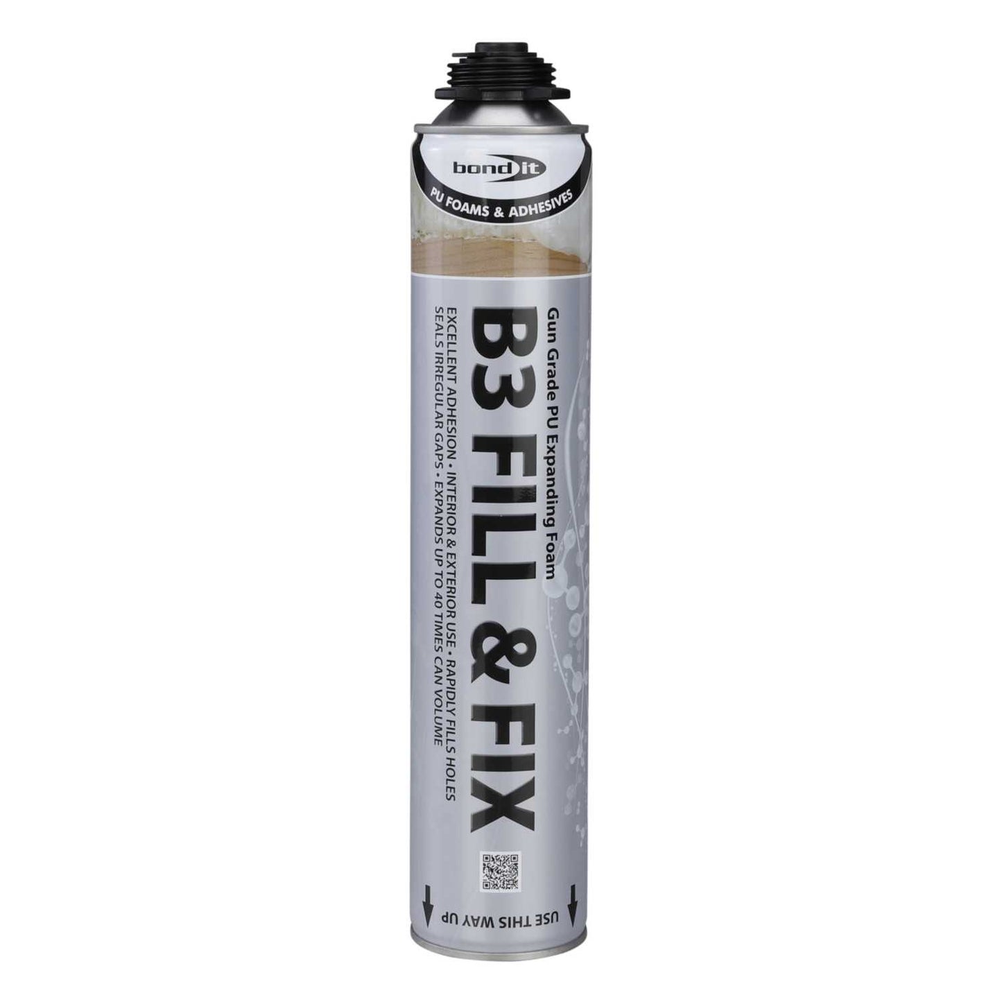 Bond-it B3 Fill and Fix Gun Grade Expanding PU Foam 750ml
