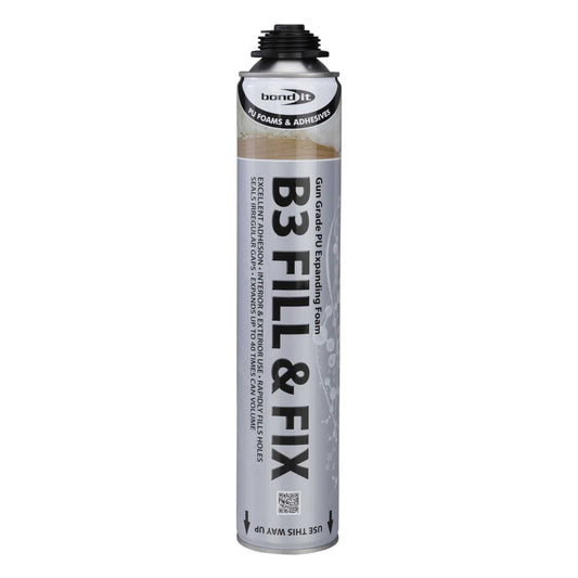 Bond-it B3 Fill and Fix Gun Grade Expanding PU Foam 750ml
