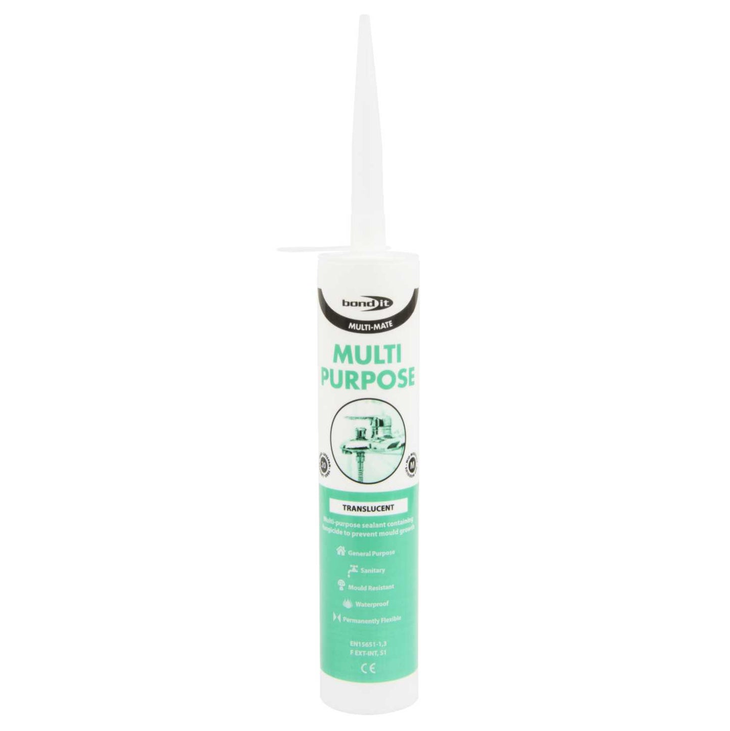 Bond-it Multi-Mate Multi Purpose Silicone Translucent 300ml