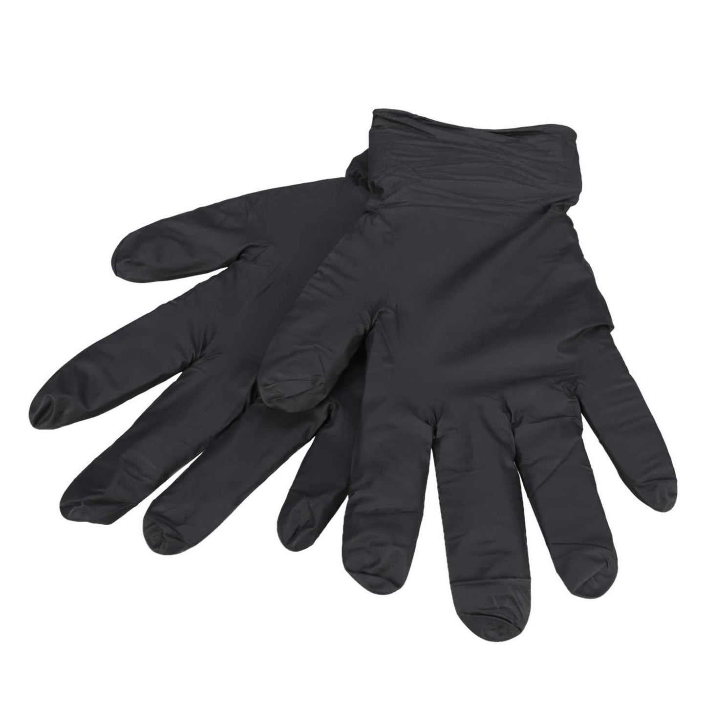 Tough Glove Medium Boa Pro Nitrile Gloves Black (Pack of 100)
